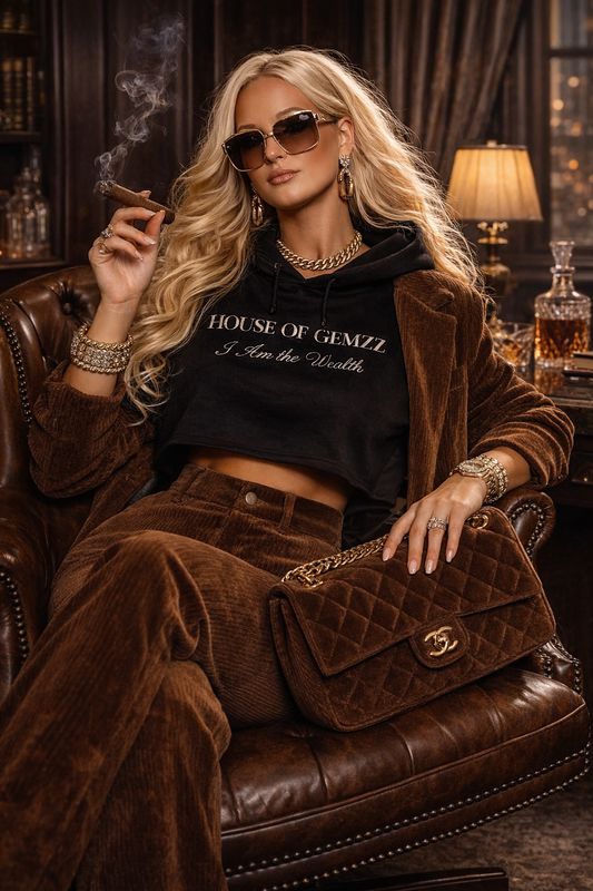 Status Upgrade Crop Hoodie
