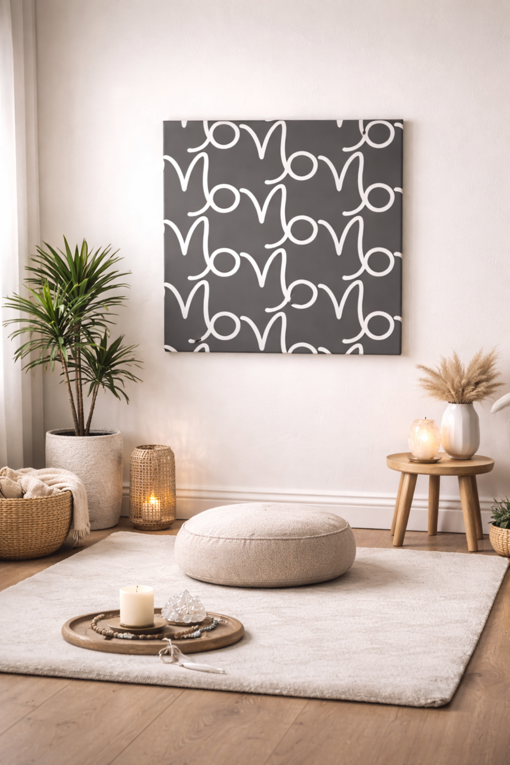 Capricorn Celestial Wealth Zodiac Canvas