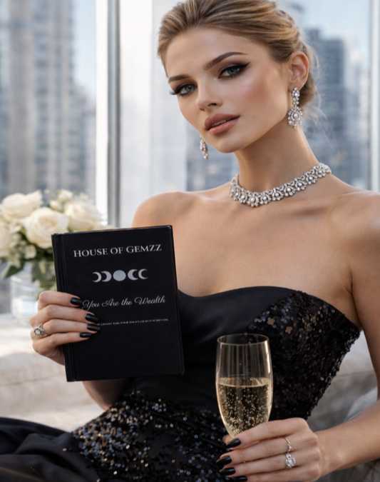 Black Obsidian Luxury Moon Phase Journal