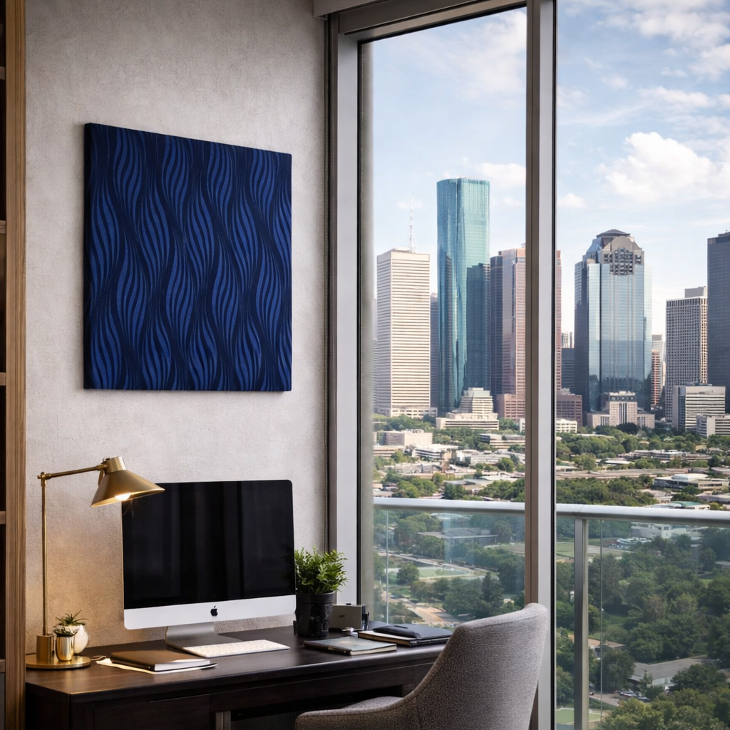 Midnight Flow Canvas