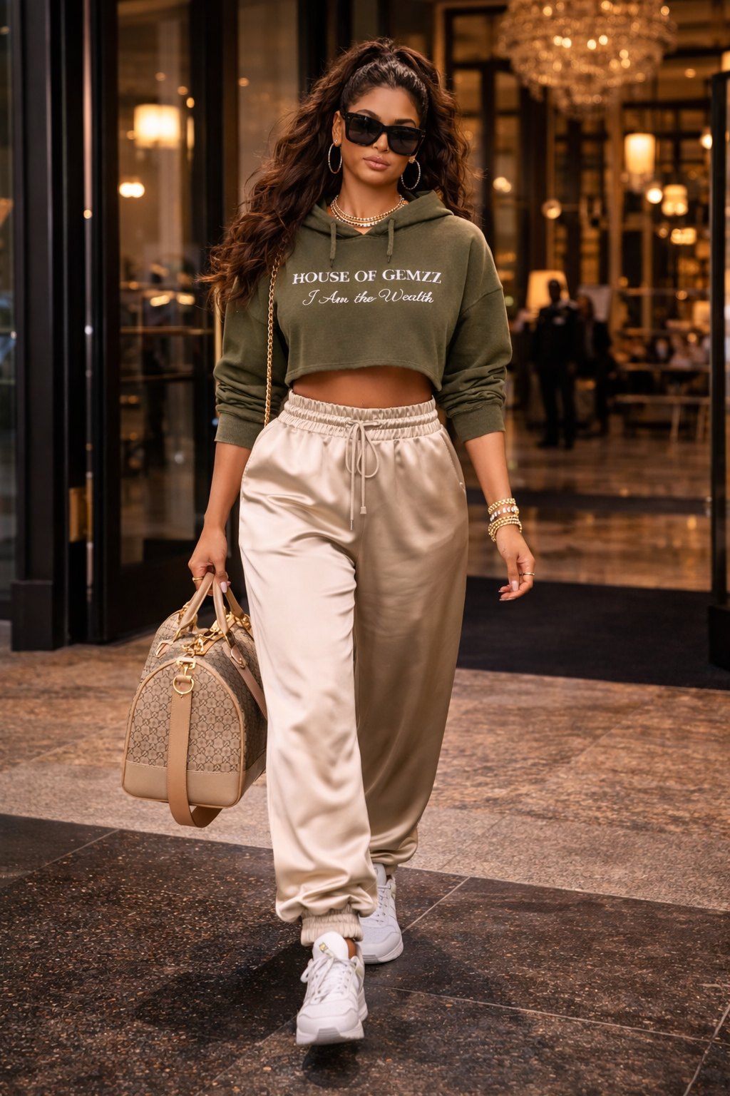 Status Upgrade Crop Hoodie